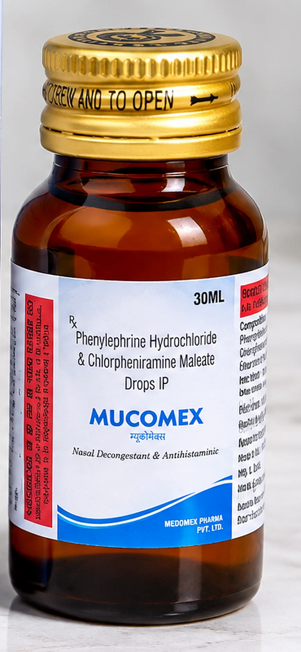 MUCOMEX — Bottle